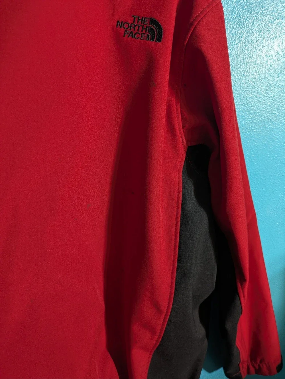 The North Face Jacket Mens Medium Apex Chromium Thermal Softshell‎ Coat Red TNF
